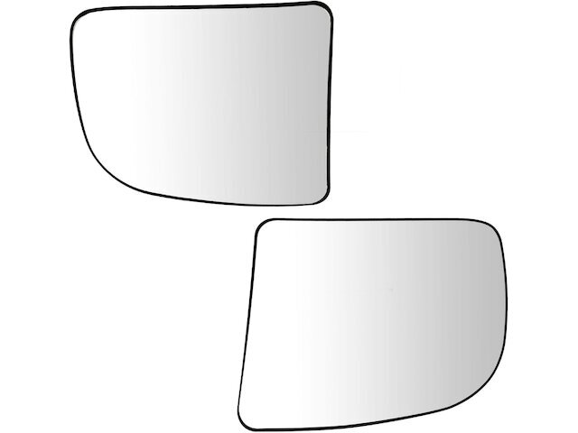 Replacement Door Mirror Glass fits Ford F450 Super Duty 2008-2016 75NNPP