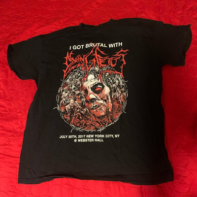 New Popular Dying Fetus Band Black T-Shirt Cotton Unisex S-5XL