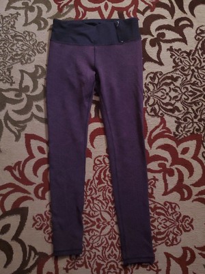 Medium Purple Black Yoga Pants Carrie 