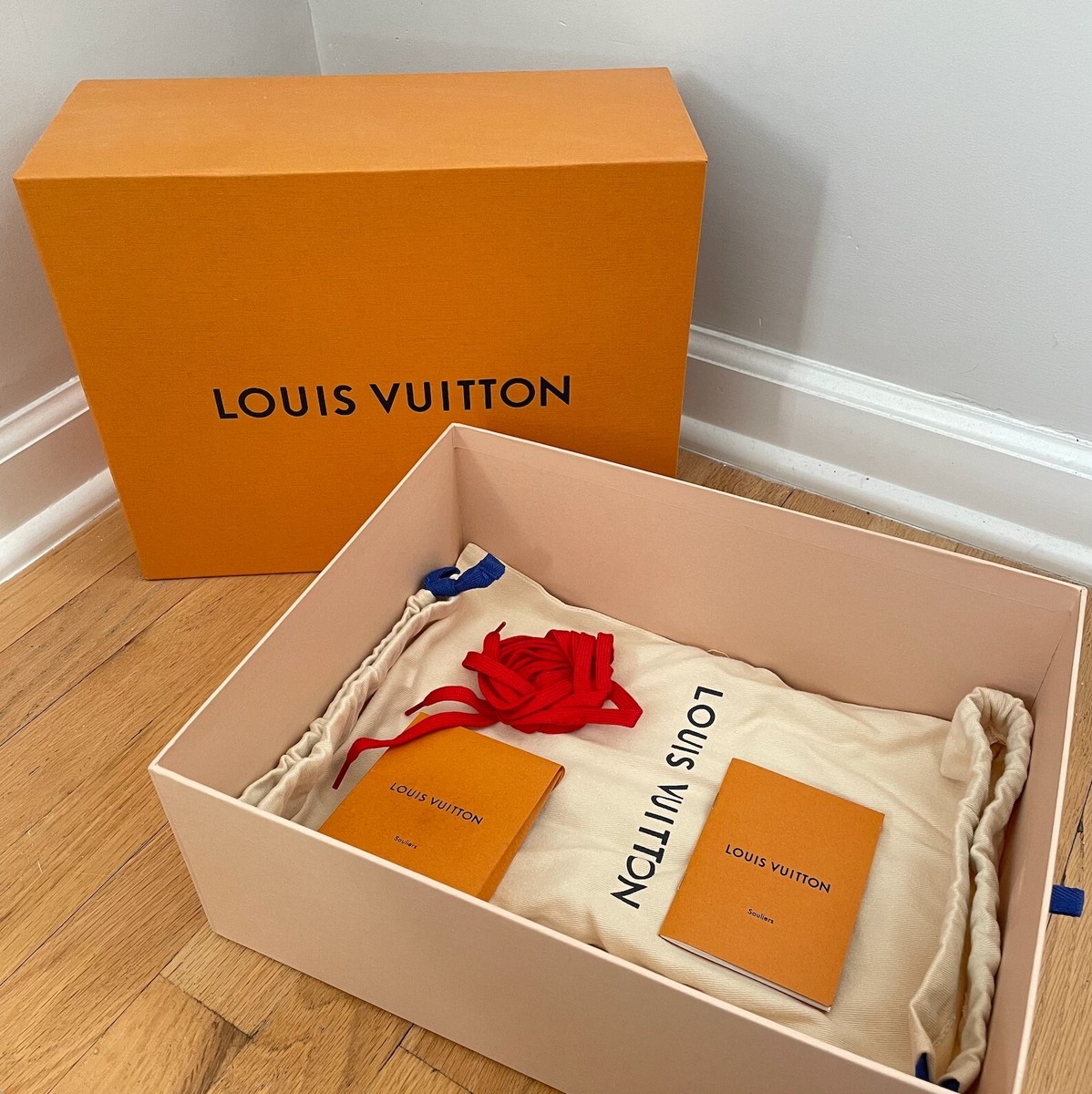 LOUIS VUITTON オレンジボックス 大 最新デザイン】LOUIS VUITTON オレンジボックス 大 - メルカリ