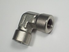 1 - Swagelok Stainless Steel Pipe Elbow Fitting, 1/4 in. Female NPT, SS-4-E