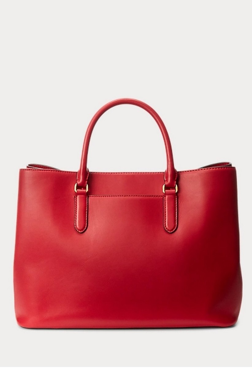 Ralph Lauren Full-Grain Smooth Leather Large Marcy 36