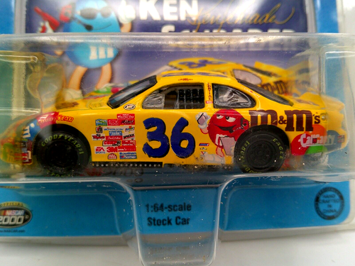 ACTION#36 KEN SCHRADER 2000 Pontiac M&M's-#36 DERRIKE COPE 1997 Pontiac SKITTLES - Picture 2 of 4