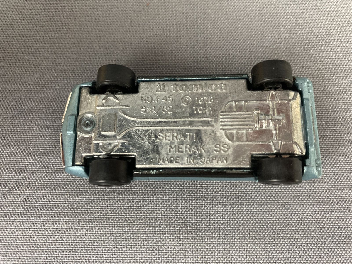 Tomy Tomica Japan #F45 Maserati Merak SS Loose 1/62 Diecast Aqua