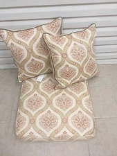 Frontgate Monterey Patio Chair Outdoor Cushion 24x26 Estate Elegance Brick NEW