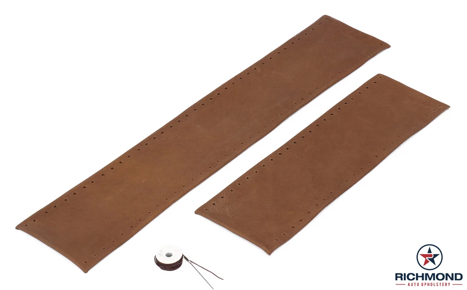 2003-2007 Ford F250 F350 KING RANCH -Leather Steering Wheel Cover 2-Piece Wrap - Image 2 of 4