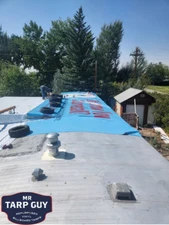 Heavy Duty 8x20 billboard tarp - Stay Dry, Waterproof, UV Protected, Do NOT fray