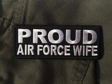 Proud AIR FORCE Wife Patch