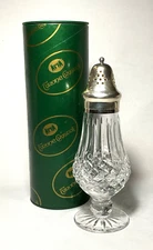TYRONE CRYSTAL ~ Elegant Cut Crystal 8" FOOTED SUGAR SHAKER w/Box ~ Ireland