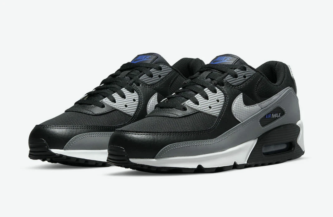 Air max 90 black and silver 2025