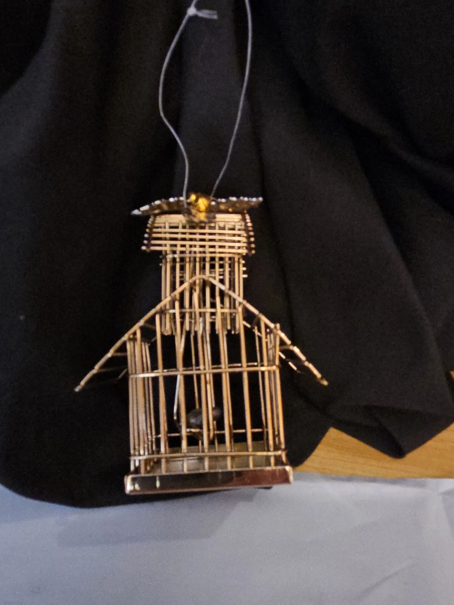 Bird on sale cage ornament
