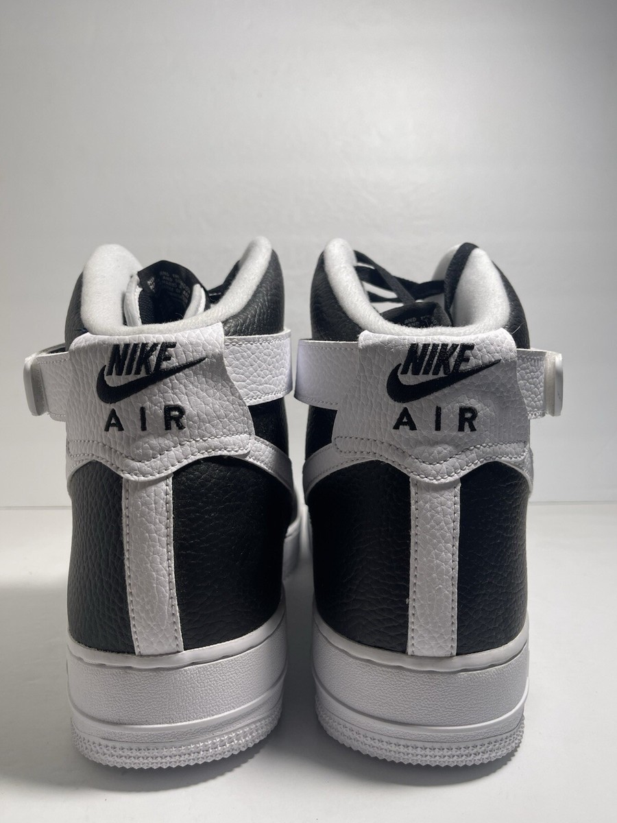 Size 13 - Nike Air Force 1 '07 High Black White for sale