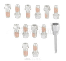 Fits Mr. Gasket Locking Header Bolt Kit 3/8-16 x 3/4 12pk 2230G