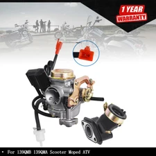 19mm GY6 50cc 100cc Big Bore Carb Carburetor 139QMB 139QMA Scooter Moped ATV