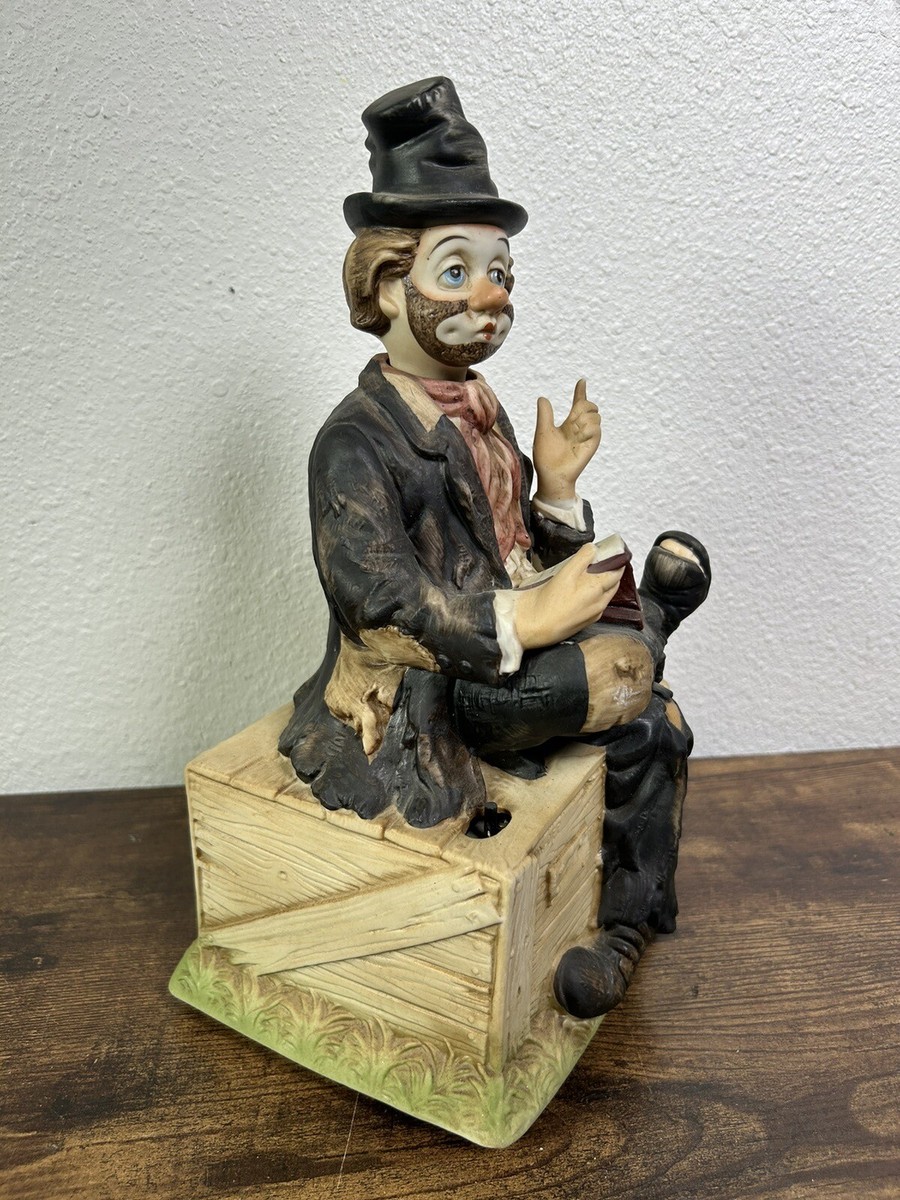 Waco - Melody In Motion Willie The Whistler Hobo Clown Porcelain