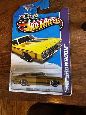 Hot Wheels 1969 FORD TORINO TALLADEGA - 2013 #236 Muscle Mania - Matte Gold B134