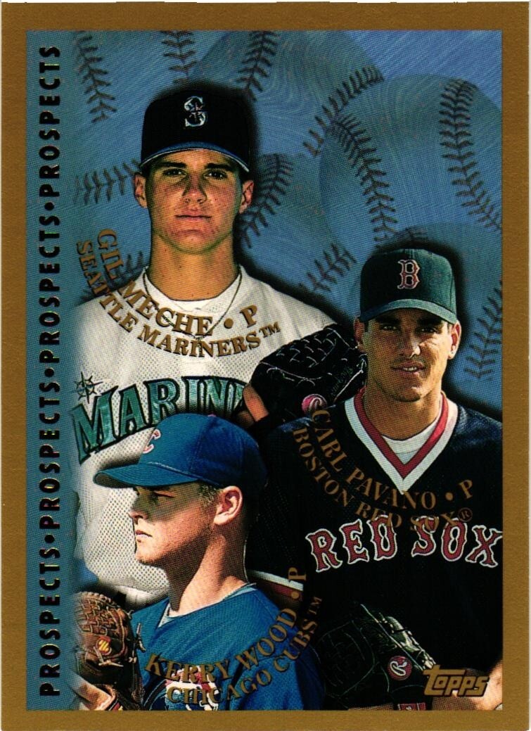1997 Topps Prospects Gil Meche Carl Pavano Kerry Wood Rookie RC  #256 NrMt+