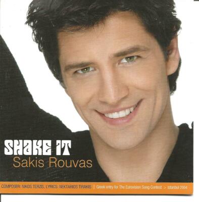 Eurovision Song Contest 2004 Griechenland Shake It Sakis Rouvas 3 Track CD Single