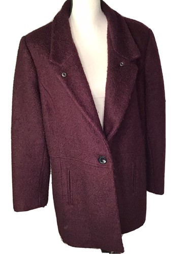 Ava Viv Womens Winter Coat Burgandy 