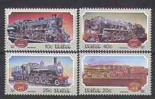 RSA 1983 Railway/Trains/Steam/Transport 4v set (n23797)