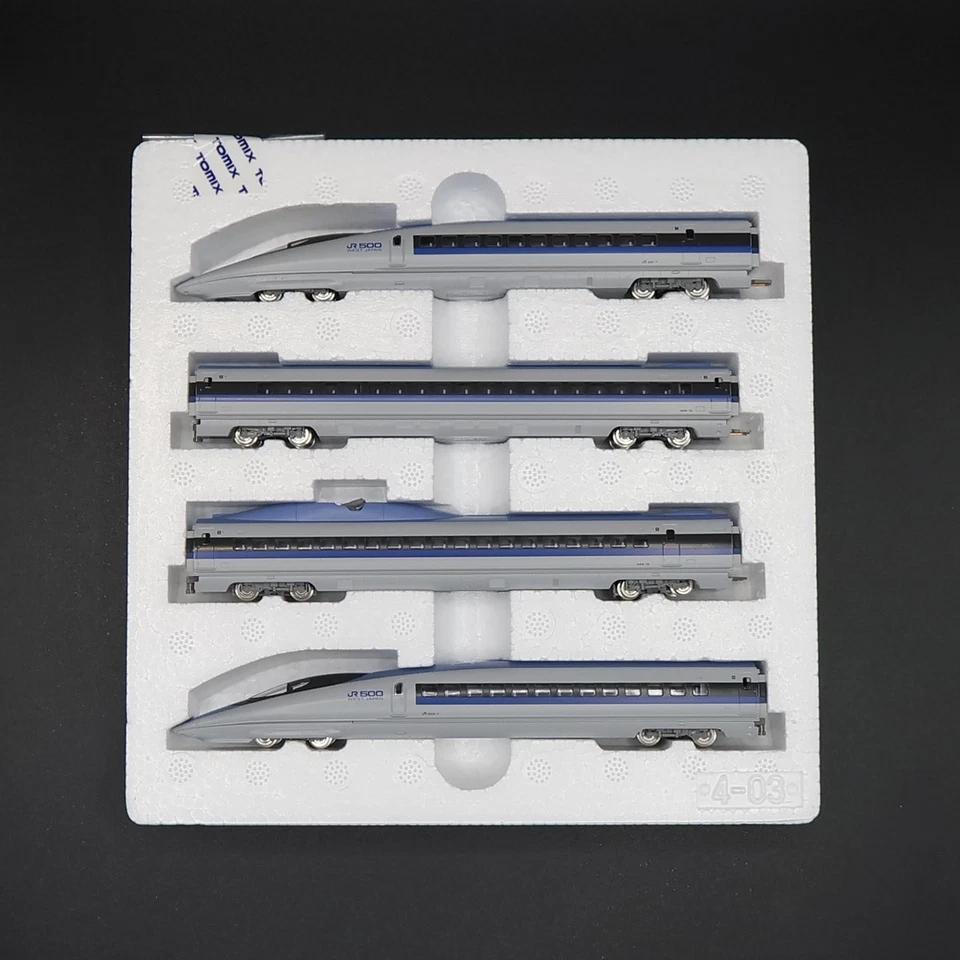 Tomix 98363 - 500 Series 'Nozomi' (Tokaido/Sanyo Shinkansen) (4-Car Base Set) - Image 2 of 3