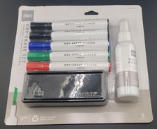 Office Depot Brand Dry-Erase Marker Set, Chisel Point, Assorted Colors
