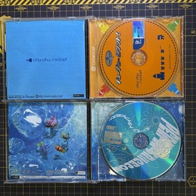 Lot 2 Pen Pen TriIceLon chu-chu rocket DC Sega Dreamcast NTSC-J Complete CIB