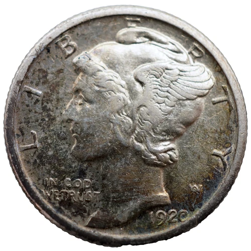 1920-S Mercury Dime XF