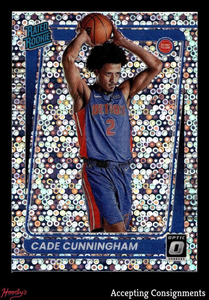 2021-22 Donruss Optic Fast Break Holo #161 Cade Cunningham RC RATED ROOKIE