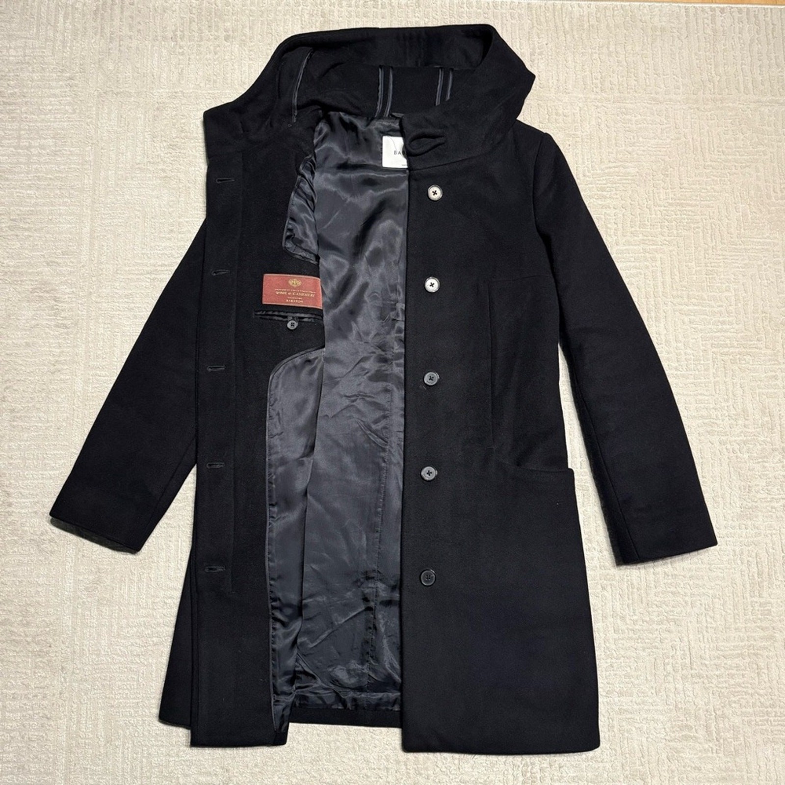 Aritzia Babaton Pearce Wool Coat Hooded Single-breasted wool coat Women’s Small