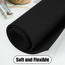 2 Pack EVA Foam 2Mm, 49 X 13.5In Black EVA Cosplay Foam Roll Large