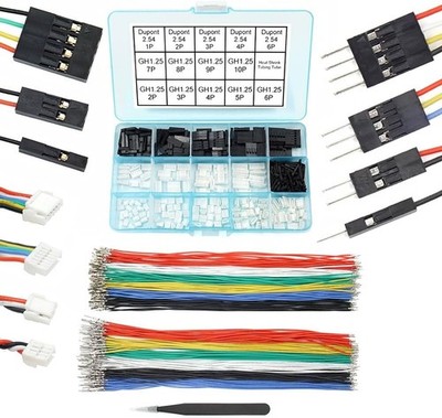 GH Stecker für Dupont 2.54 vorgecrimpte Kabel und Stecker Kit kompatibel wi