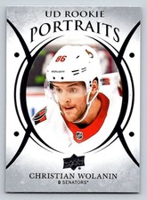 2018-19 UD UD Portraits #P59 Christian Wolanin (ref 190436)