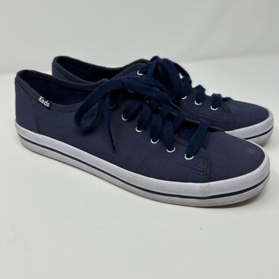 Keds Kickstart WF54685 Womens US 9.5 Athletic Shoes Navy White Lace Up Sneakers