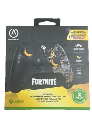 PowerA Advantage Wired Controller for Xbox Series X S One NEW FORTNITE Midas