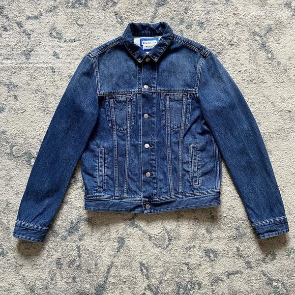 Men Acne Studios Jacket Navy Cotton 38 / M / 46
