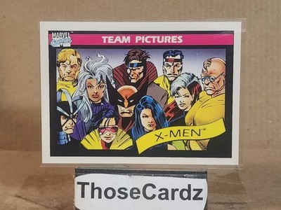 1990 Impel Marvel Universe Series 1 Team Pictures #139 X-Men