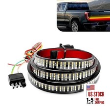 Tailgate Light Bar, 60" Three-row LED Waterproof Turn Signal Driving Light