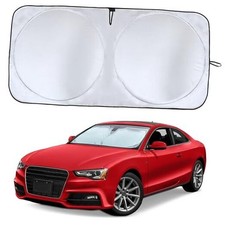 Car Windshield Sunshade  Advanced Light-Blocking Protection  Foldable Small