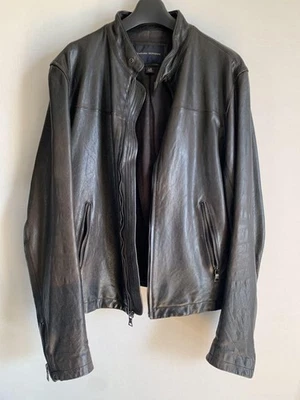 BANANA REPUBLIC Veste En Cuir Homme Largeur 52 Cm Longueur 63 Cm - Photo 1/4