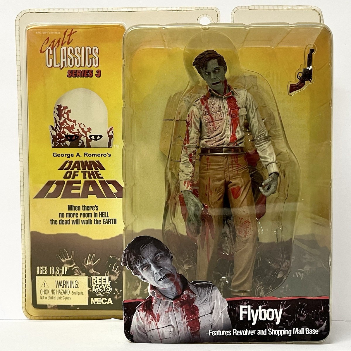 NECA Dawn Of The Dead ゾンビ フライボーイ クリシュナ Flyboy Dawn of The Dead NECA Reel Toys Cult Classics Series 3