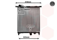 VAN Wezel MotorküHler WasserküHler *** IR Plus *** 58002325 FüR VW Seat 121 122