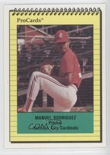 1991 ProCards Minor League Manuel Rodriguez #3976 0f4