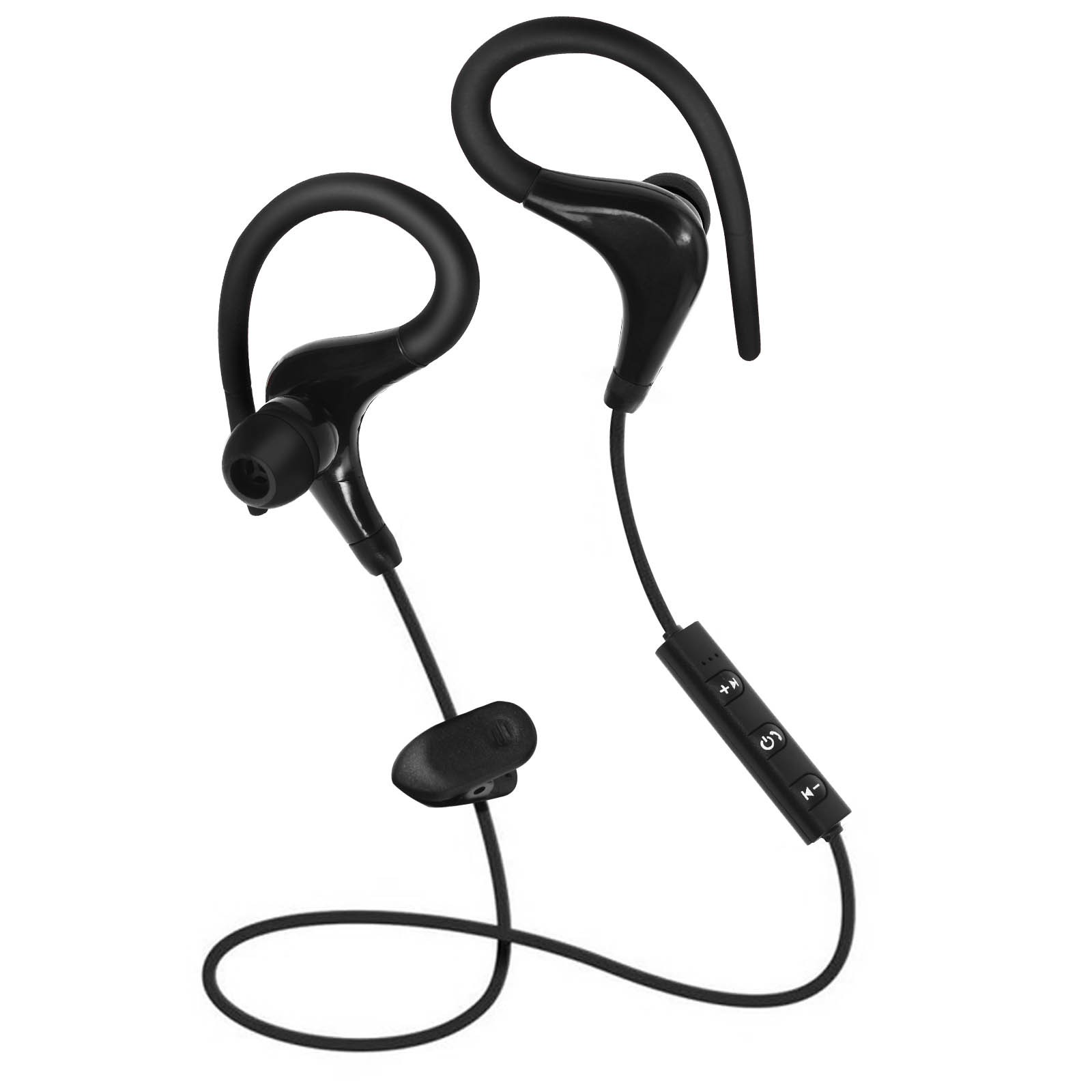 Écouteurs sport Bluetooth intra-auriculaires micro et boutons pour running