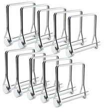 10 PCS Square Pto Pin Shaft Locking Pin 1/4 pin Hitch pin Wire Lock Pin Safet...