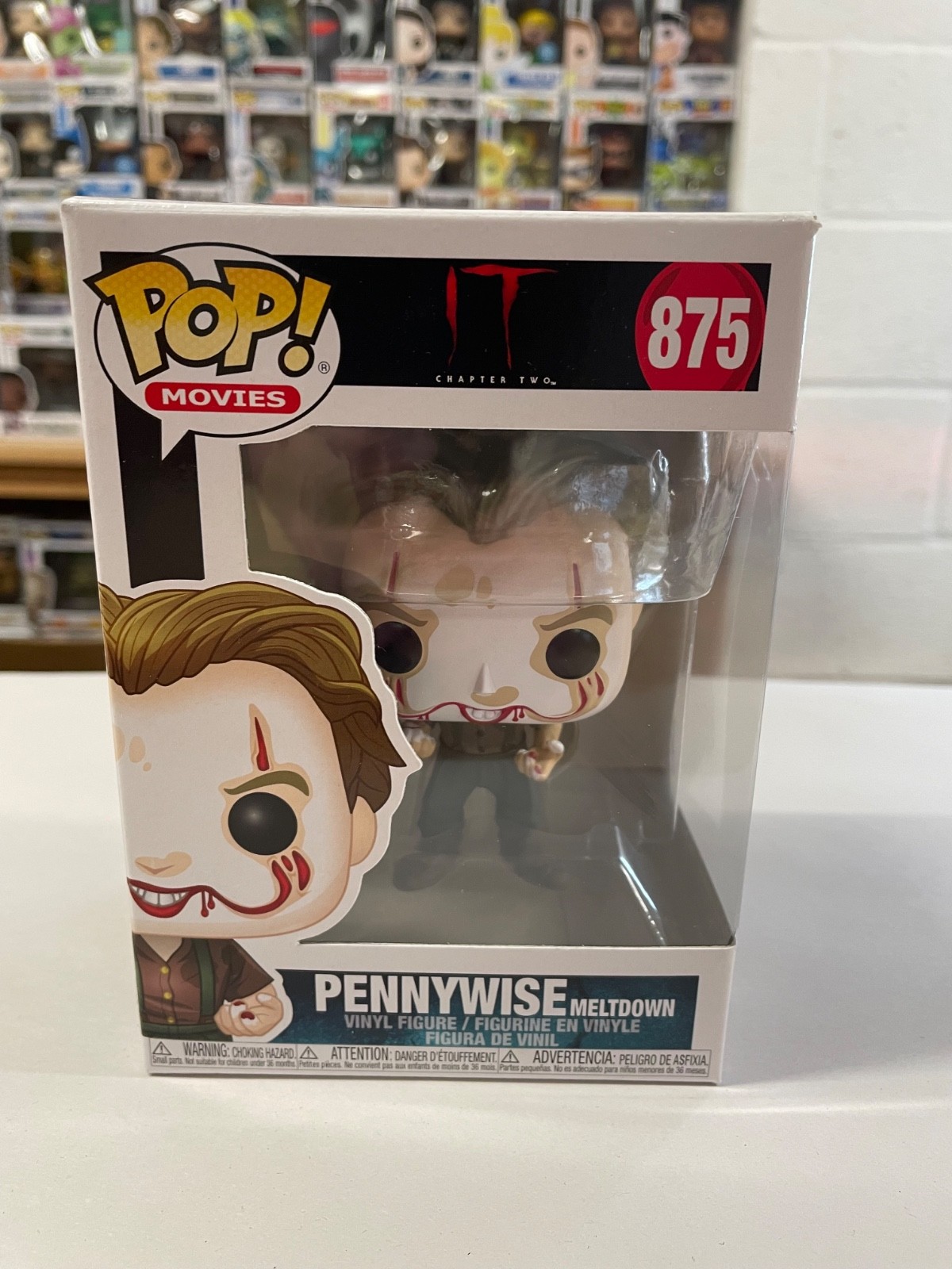 DAMAGED BOX  IT CHAPTER 2 PENNYWISE MELTDOWN  3.75"" POP VINYL FIGURE FUNKO 875