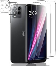 2 2 Pack Screen Protector for T-Mobile REVVL 6 Pro 5G 2022 with Camera Lens Pr