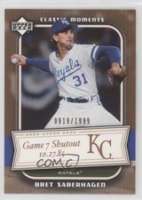 2005 Upper Deck Classics Classic Moments 919/1999 Bret Saberhagen #CM-BS 4g8