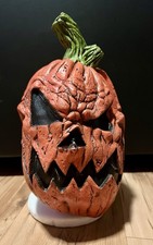 Ghoulish Productions Halloween Pumpkin Head Latex Adult Mask