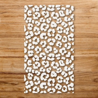 Scattered Abstract Shapes Wall Art Reusable Plastic Stencil - StencilAir